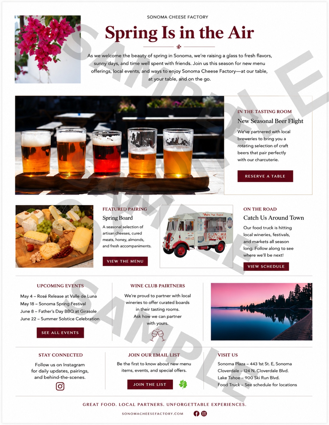 Sample newsletter